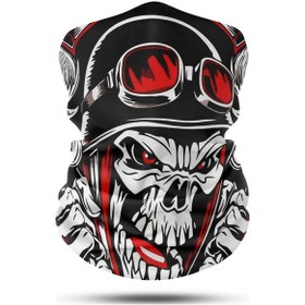 Resim DAIRB0059 - Desenli Motosiklet Bandana Boyunluk Outdoor Balaklava 