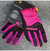 Resim Techbloom 2025 Yeni Pembe Xl Dört Mevsim Tam Parmaklı Dağ Bisikleti Outdoor Spor Eldivenleri 
