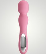 Resim xShopum Usb Şarjlı 30 Titreşim Modlu Silikon Masaj Wand Vibratör - Gladys 