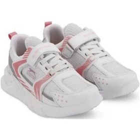 Resim Slazenger KENDALL Çocuk Cırt Cırt lı Beyaz - Pembe Günlük Spor Ayakkabısı 