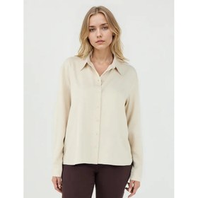 Resim Jimmy Key Düz Kesim Kadın Gömlek (5WW084666) 