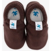 Resim Polar Fleece Kahve Polar Barefoot Patik (Hediye Seti) 