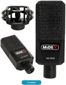 Resim yenibagshop MX-2020 Diamond Set Efektli Ses Kartı Mikrofon Kulaklık Stand Kayıt Canlı Yayın Seti (PC ve Telefon) 