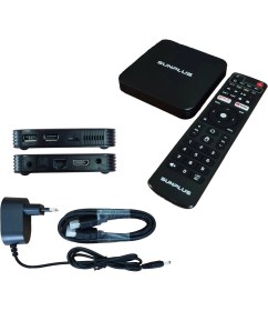 Resim Sunplus Tesla XS Series Android TV Box 4K Çözünürlük 2 GB RAM 16 GB Depolama Özellikleri 