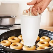 Resim ZOKONI Manuel Donut Maker - Taşınabilir Donut Kalıbı Dağıtıcısı ile Kolay Çıkarma Tasarımı, Dayanıklı Plastik Waffle ve Donut Maker Aracı Ev Mutfak, BBQ, Partiler için - Elektrik Gerektirmez, Donut Aksesuarları, Parti Tatlısı Maker, Şık Mutfak Aracı, Kolay Temizlenebilir Malzeme 