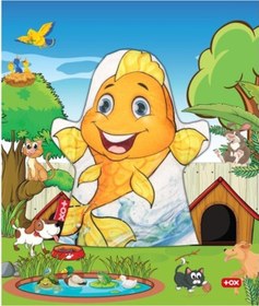 Resim Tox Balık Evcil Hayvanlar Keçe El Kukla T315 . Eğitici Oyuncak 