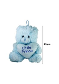 Resim 25 Cm Peluş Ayıcık Little Princess & Prince Uyku Ve Oyun Arkadaşı Mavi 