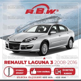 Resim Rbw Renault Laguna 3 2008 - 2016 Ön Muz Silecek Takımı 