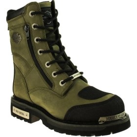 Resim Harley Davidson Riddick Olive Deri Kadın Bot 