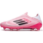 Resim Uzun Kırık Tırnak Kayma Önleyici Unisex Genç Yetişkin Moda Futbol Ayakkabısı Krampon Pembe 