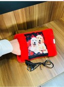 Resim Peluş Kılıflı Emojili Sıcak Su Torbası Elektrikli Cepli El Geçmeli Sıcak Su Torbası El Isıtıcı 