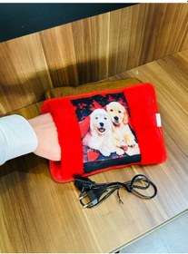 Resim Peluş Kılıflı Emojili Sıcak Su Torbası Elektrikli Cepli El Geçmeli Sıcak Su Torbası El Isıtıcı 