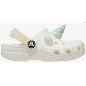 Resim Crocs Classic Iam Rainbow Unicorncgt Çocuk Beyaz Clog Terlik 209701-0wv Beyaz 