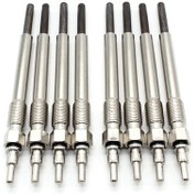 Resim Honmex Ford 7.3l 94-03 F4tz-12a342-b Metal Isıtıcı Tıkaç Seti, 8 Adet Gümüş Renkli, Isıtma Fonksiyonu 