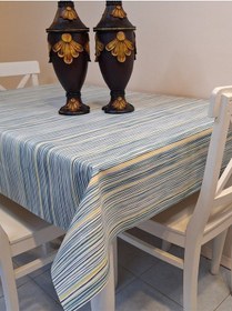 Resim Elyaflı Pvc Muşamba - Desenli Silinebilir Masa Örtüsü Renkli Çok Renkli 