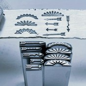 Resim Kurşun Kalem - Takı Yapımı için DIY Oyma Kalıbı, Ok Damga, Çiçek Keski ve Harf Delme Seti 