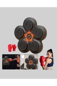 Resim ZERO LAND SNMSWRLD Evde Fitness İçin Akıllı Boks Makinesi Işıklı Vuruş (124528) Noktalı Bluetoothlu 