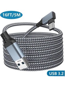 Resim Daytona VR5 USB 3.2 Gen1 To Type-C Sanal Gerçeklik Gözlüğü VR Link Data Kablosu 5 M 
