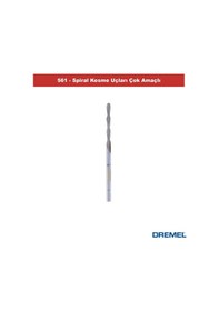 Resim Dremel 561 Spiral Kesme Uçları Çok Amaçlı 3adet 26150561ja 