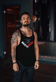 Resim Freeyez Leon Beast Mode Gym Fitness Tank Top Sporcu Atleti 