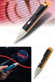 Resim Munico Elektrik göstergesi 90-1000 V Soket Duvar AC Güç Çıkışı Gerilim Dedektörü Sensörü Test Cihazı Kalem 
