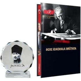 Resim 2026 Özel Tasarım Ciltli Ajanda Ve Atatürk Portresi 0 
