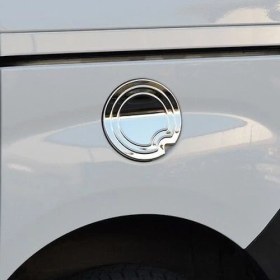 Resim Ford Tourneo Courier Uyumlu Depo Kapağı 2014-2017 Paslanmaz Krom 