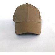 Resim salarticaret Unisex Koyu Bej Spor Arkası Cırtlı Ayarlanabilir Şapka 55-60 Cm 