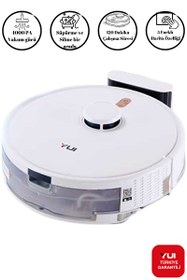 Resim Yui RS16 Akıllı Robot Vacuum & Mop Süpürge Beyaz 