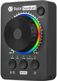 Resim Yifomall Profesyonel Harici Ses Kartı - Pc/telefon İçin Canlı Yayın Ve Müzik Girişi, Usb Ve Bluetooth Desteği 