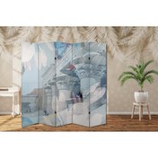 Resim dbsanat Tarih Temalı Özel Tasarım Paravan Room Divider 180 x 200 cm 