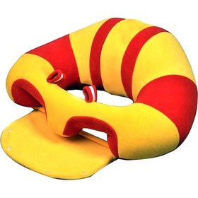 Resim Bebek Destek Oturma Minderi Bebeyatmaz - Sarı Kırmızı 