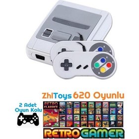 Resim Zhltoys 620 Oyunlu Mini Retro Atari Oyun Konsolu Klasik Oyunlu Tv Atarisi 2 Kollu Oyun Konsolu 