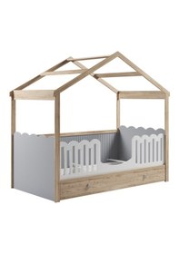 Resim Meltem Kids Fiona Gri Montessori Karyola Altı Sandık 