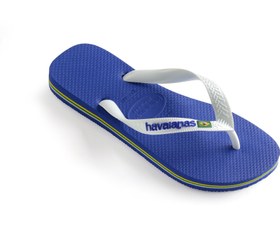 Resim HAVAIANAS Brazil Logo FC Erkek Parmak Arası Terlik 4110850-2711 - Mavi / 41-42 