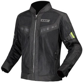 Resim Ls2 Blade Aır Motosiklet Montu Siyah-Neon Sarı 