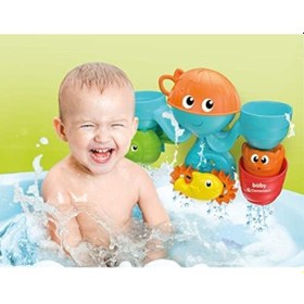 Resim - Eğlenceli Arkadaşlar Su Parkı Banyo Oyuncağı, 10-36 Ay, Plastik 