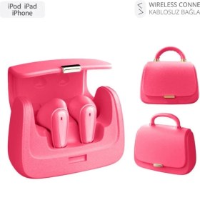 Resim 9976-BP Çanta Tasarımlı Tws Kablosuz Bluetooth Kulak Içi Kulaklık / Bluetooth V5.4 / Type-C / Şarjlı 