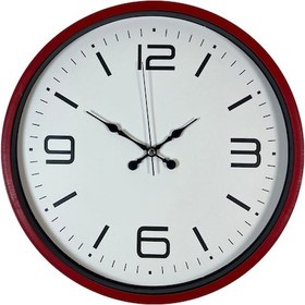Resim Büro Ev Ofis Hediyesi İçin 36cm Kırmızı Style Dekor Duvar Saati Diğer 