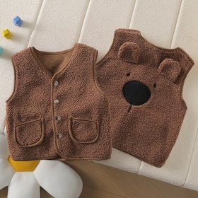 Resim Qidan Özenle Seçilmiş + Sırt Ayısı Kemiksiz Yelek Sonbahar ve Kış Modeli 