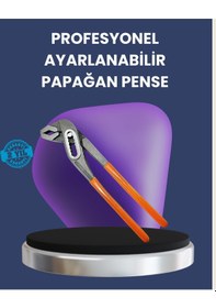 Resim Ayarlanabilir Papağan Pense Çelik Gövde Profesyonel Kurbağacık - Lisinya Standart 