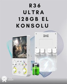 Resim R36 Ultra Retro Oyun Konsolu - Rgb Destekli, Çoklu Platform, Kaydet/yükle Özellikli 