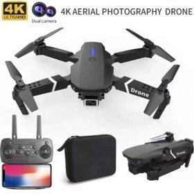 Resim E88 Kumandalı, Katlanabilir, Profesyonel HD Kamera, Wifi, FPV Fotoğraf Quadcopter Selfie Drone 