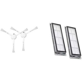 Resim Xiaomi Mi Robot Vacuum Mop Essential 2 In 1 Robot Süpürge ve Paspas Aksesuar Seti: 2 Adet Hepa Filtre - 2 Adet Yan Fırça 