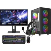 Resim Lyserg Pb A600B Rgb Kasa Amd Ryzen 5 8400F 16 GB Ram 500 GB SSD Asus Dual Rtx 4060 W11 + Full Set 