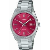 Resim Casio Mtp-1302pd-4avef Quartz Çelik Gri Kırmızı Kadran 39 Mm Erkek Kol Saati Gri 