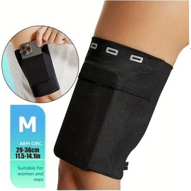 Resim Willowhaven Siyah M Spor Kol Bandı, Koşu Yürüyüş Bisiklet İçin Ayarlanabilir Telefon Kılıfı 