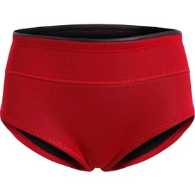 Resim F Fityle Neopren Bikini Pantolon Şort Kırmızı (Yurt Dışından) 