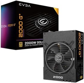 Resim EVGA Supernova 2000 G+, 80 Plus Altın 2000 W, Tam Modüler, TBB Fan, Güç ON Kendiliğinden Test Cihazı Dahil, Güç Kaynağı 220-GP-2000-X2 Siyah 