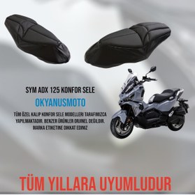 Resim OKYANUSMOTO SYM ADX 125 KONFOR SELE KILIFI 